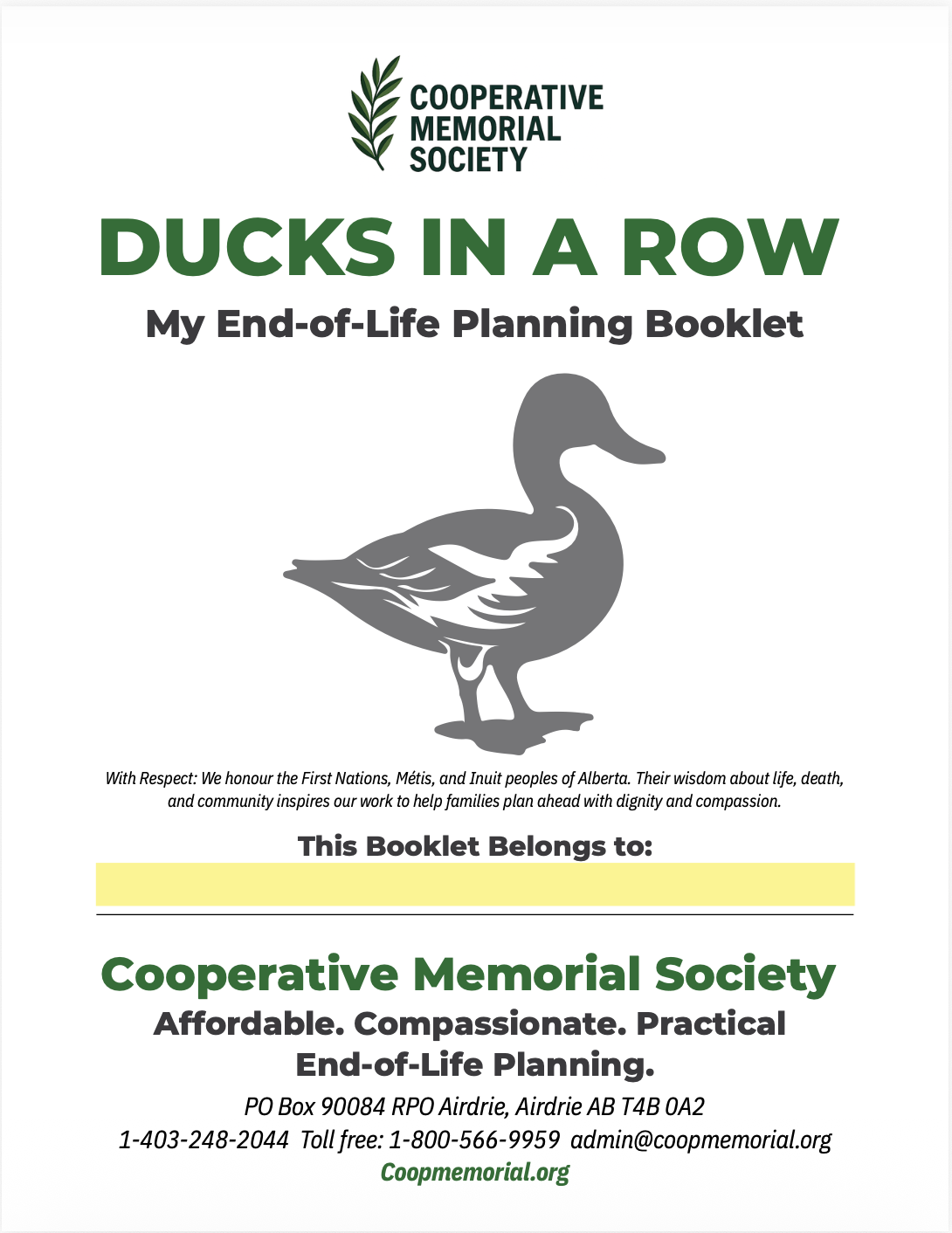 Ducks in a Row Booklet - Image 2